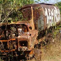 Abandoned Tank Forest Escape