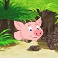 Innocent Little Pig Rescue Escape