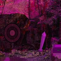 Midnight Purple Forest Secrets Escape