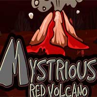 Mysterious Red Volcano