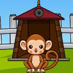 Baby Monkey Rescue From Banana House