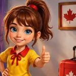 Bright Canadian Girl Escape
