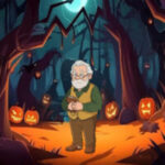 Grandpa Out from Frightening Forest