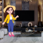 Shopping Girl Find Wallet